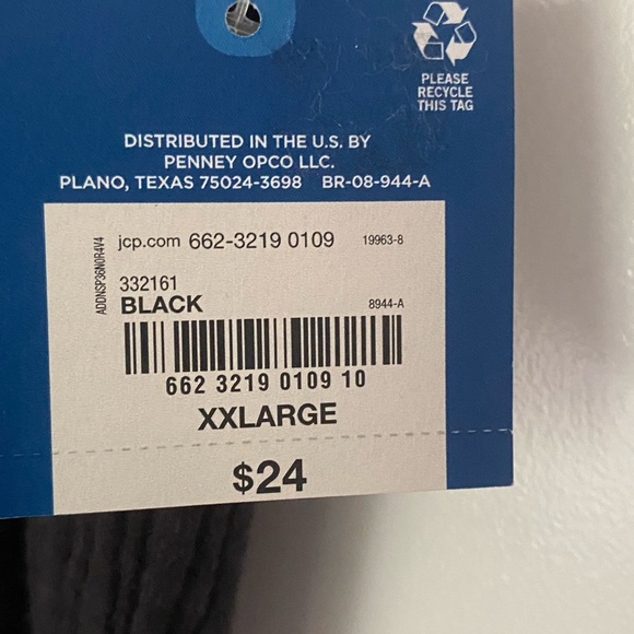 NWT - Arizona Jean Co. Cropped Ribbed Top Black XX Large - Picture 3 of 6